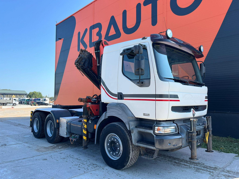 Renault 420 DCI 6x4 PK 32080 / FULL STEEL - Φορτηγό με ανοιχτή καρότσα, Φορτηγό με γερανό: φωτογραφία 4 Renault 420 DCI 6x4 PK 32080 / FULL STEEL - Φορτηγό με ανοιχτή καρότσα, Φορτηγό με γερανό: φωτογραφία 4