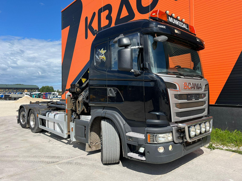 Scania G 440 6x2*4 PK22002 + JIB / PALFINGER 20 ton / L=5000 mm - Φορτηγό φόρτωσης γάντζου, Φορτηγό με γερανό: φωτογραφία 4 Scania G 440 6x2*4 PK22002 + JIB / PALFINGER 20 ton / L=5000 mm - Φορτηγό φόρτωσης γάντζου, Φορτηγό με γερανό: φωτογραφία 4