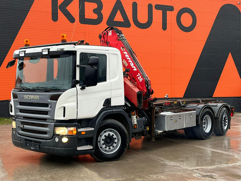 Scania P 340 6x2*4 FERRARI 726 / LIFT L=5138 mm - Φορτηγό με σύστημα καλωδίων, Φορτηγό με γερανό: φωτογραφία 2 Scania P 340 6x2*4 FERRARI 726 / LIFT L=5138 mm - Φορτηγό με σύστημα καλωδίων, Φορτηγό με γερανό: φωτογραφία 2