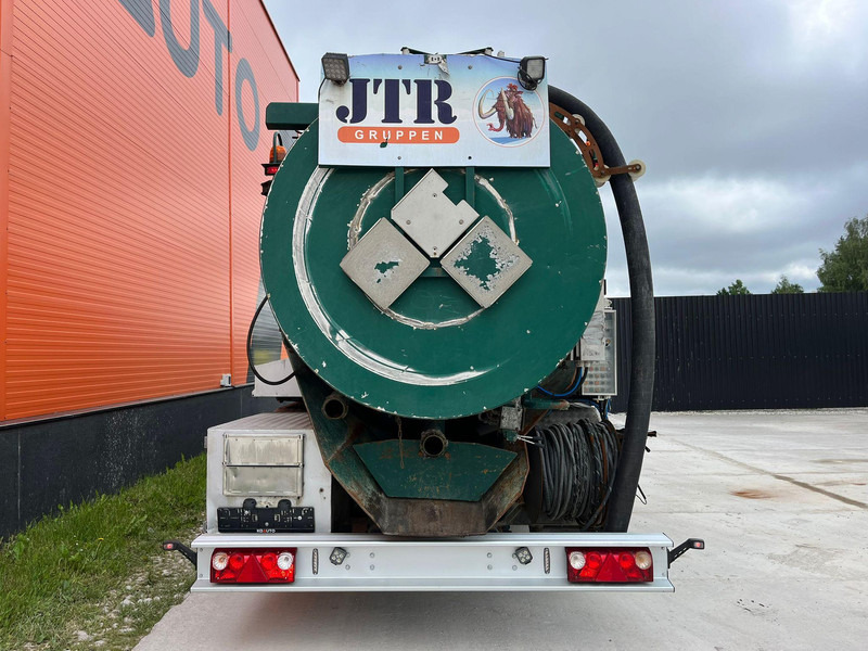 Όχημα εκκένωσης βόθρων Scania P 360 6x2*4 Larsen A/S TANK 10000 l / VACUUM Vacustar W1300R / PRESSURE Uraca F716: φωτογραφία 6
