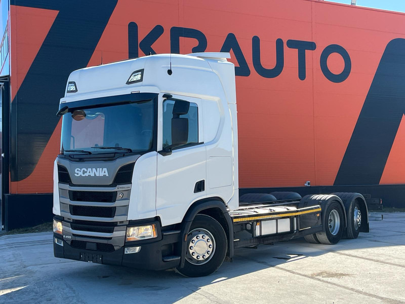 Scania R 450 6x2*4 9 TON FRONT AXLE / RETARDER / CHASSIS L=7286 mm - Φορτηγό σασί: φωτογραφία 1 Scania R 450 6x2*4 9 TON FRONT AXLE / RETARDER / CHASSIS L=7286 mm - Φορτηγό σασί: φωτογραφία 1
