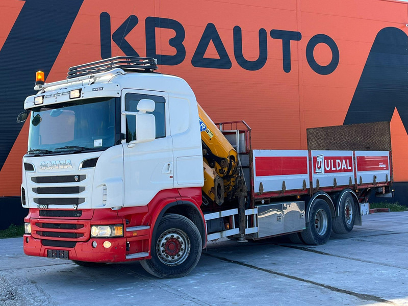Scania R 500 6x2*4 EFFER 255/6S / PLATFORM L=6620 mm - Φορτηγό με ανοιχτή καρότσα, Φορτηγό με γερανό: φωτογραφία 2 Scania R 500 6x2*4 EFFER 255/6S / PLATFORM L=6620 mm - Φορτηγό με ανοιχτή καρότσα, Φορτηγό με γερανό: φωτογραφία 2