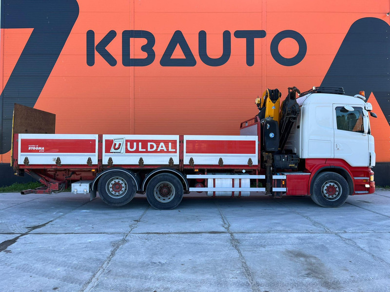 Scania R 500 6x2*4 EFFER 255/6S / PLATFORM L=6620 mm - Φορτηγό με ανοιχτή καρότσα, Φορτηγό με γερανό: φωτογραφία 5 Scania R 500 6x2*4 EFFER 255/6S / PLATFORM L=6620 mm - Φορτηγό με ανοιχτή καρότσα, Φορτηγό με γερανό: φωτογραφία 5