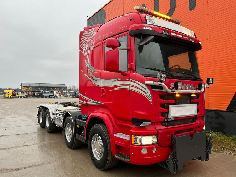 Scania R 580 8x4 PALFINGER / L=5600 mm / RETARDER - Φορτηγό φόρτωσης γάντζου: φωτογραφία 3 Scania R 580 8x4 PALFINGER / L=5600 mm / RETARDER - Φορτηγό φόρτωσης γάντζου: φωτογραφία 3