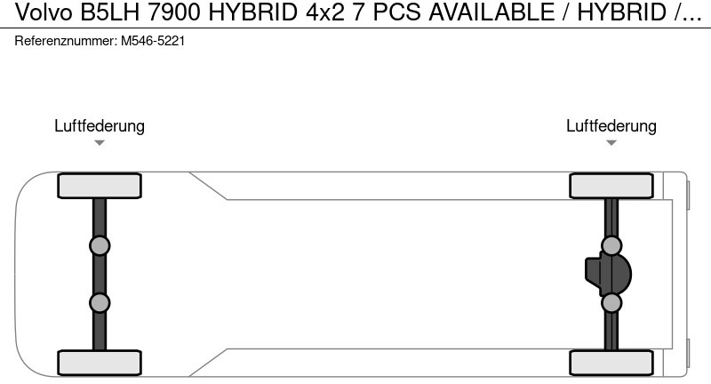 Αστικό λεωφορείο Volvo B5LH 7900 HYBRID 4x2 7 PCS AVAILABLE / HYBRID / AC: φωτογραφία 20