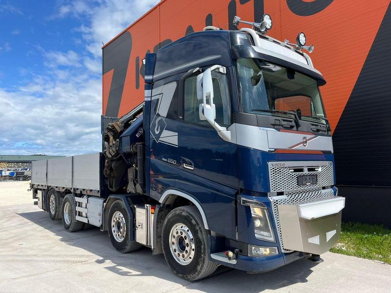 Volvo FH 16 650 8x2*6 HMF 6020K-RC + JIB / PLATFORM L=6344 mm - Φορτηγό με ανοιχτή καρότσα, Φορτηγό με γερανό: φωτογραφία 4 Volvo FH 16 650 8x2*6 HMF 6020K-RC + JIB / PLATFORM L=6344 mm - Φορτηγό με ανοιχτή καρότσα, Φορτηγό με γερανό: φωτογραφία 4