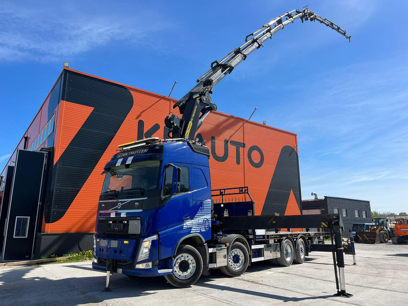 Volvo FH 460 8x2*6 PK78002 + JIB + WINCH / PLATFORM L=7190 mm - Φορτηγό με ανοιχτή καρότσα, Φορτηγό με γερανό: φωτογραφία 1 Volvo FH 460 8x2*6 PK78002 + JIB + WINCH / PLATFORM L=7190 mm - Φορτηγό με ανοιχτή καρότσα, Φορτηγό με γερανό: φωτογραφία 1