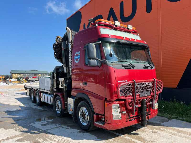 Volvo FH 480 8x4 HIAB 1055E-8 / WINCH / PLATFORM L=6928 mm - Φορτηγό με ανοιχτή καρότσα, Φορτηγό με γερανό: φωτογραφία 4 Volvo FH 480 8x4 HIAB 1055E-8 / WINCH / PLATFORM L=6928 mm - Φορτηγό με ανοιχτή καρότσα, Φορτηγό με γερανό: φωτογραφία 4