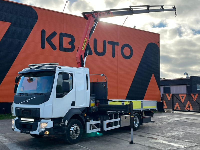 Volvo FL 250 4x2 PALFINGER PK 12.501 / PLATFORM L=5019 mm - Φορτηγό με ανοιχτή καρότσα, Φορτηγό με γερανό: φωτογραφία 1 Volvo FL 250 4x2 PALFINGER PK 12.501 / PLATFORM L=5019 mm - Φορτηγό με ανοιχτή καρότσα, Φορτηγό με γερανό: φωτογραφία 1