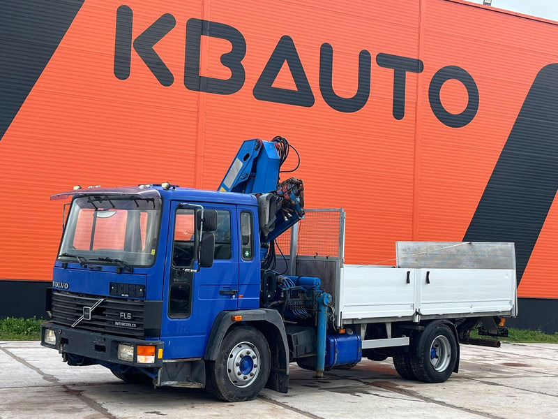 Volvo FL 608 4x2 PK 8200 / BOX L=4249 mm - Φορτηγό με ανοιχτή καρότσα, Φορτηγό με γερανό: φωτογραφία 2 Volvo FL 608 4x2 PK 8200 / BOX L=4249 mm - Φορτηγό με ανοιχτή καρότσα, Φορτηγό με γερανό: φωτογραφία 2