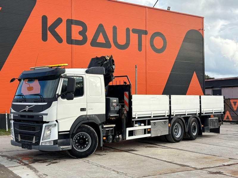Volvo FM 330 6x2*4 HIAB X-HIPRO 192 E-5 / boom 15 m / 880 kg / PLATFORM L=7525 mm - Φορτηγό με ανοιχτή καρότσα, Φορτηγό με γερανό: φωτογραφία 2 Volvo FM 330 6x2*4 HIAB X-HIPRO 192 E-5 / boom 15 m / 880 kg / PLATFORM L=7525 mm - Φορτηγό με ανοιχτή καρότσα, Φορτηγό με γερανό: φωτογραφία 2