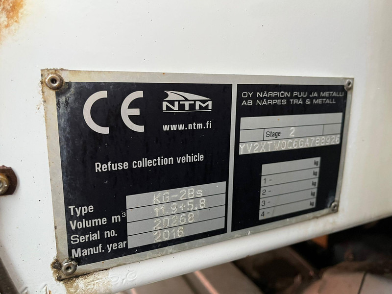 Απορριμματοφόρο Volvo FMX 420 6x2*4 NTM KG-2B / 11,9 + 5,8 m3: φωτογραφία 15 Απορριμματοφόρο Volvo FMX 420 6x2*4 NTM KG-2B / 11,9 + 5,8 m3: φωτογραφία 15