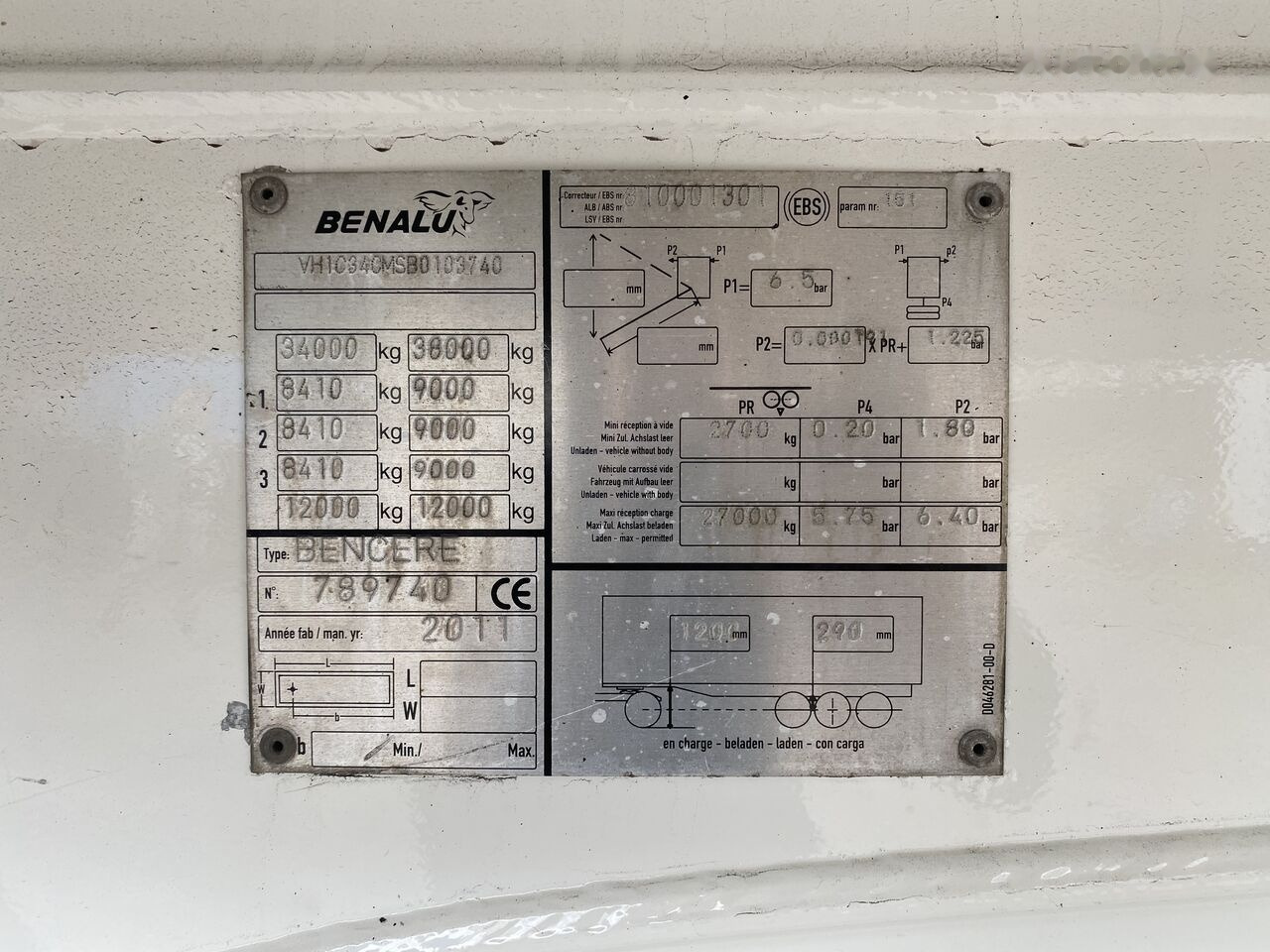 Επικαθήμενο ανατρεπόμενο Benalu: φωτογραφία 16