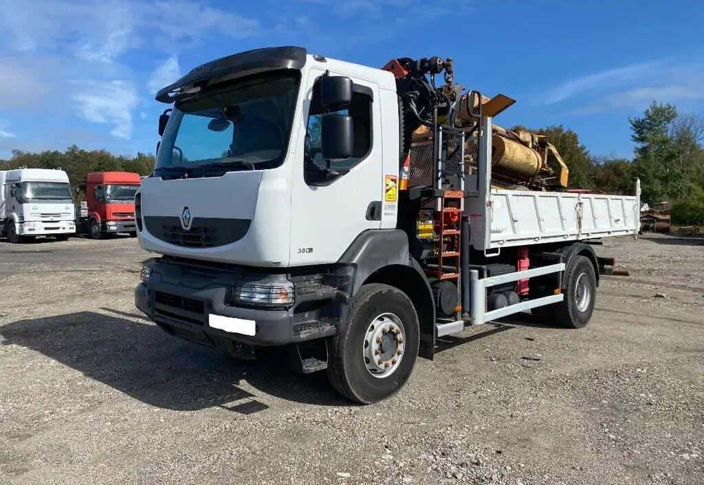 Renault KERAX 380 /Dźwig HDS Palfinger PK13001-K / / Retarder / Manual - Φορτηγό ανατρεπόμενο: φωτογραφία 1 Renault KERAX 380 /Dźwig HDS Palfinger PK13001-K / / Retarder / Manual - Φορτηγό ανατρεπόμενο: φωτογραφία 1