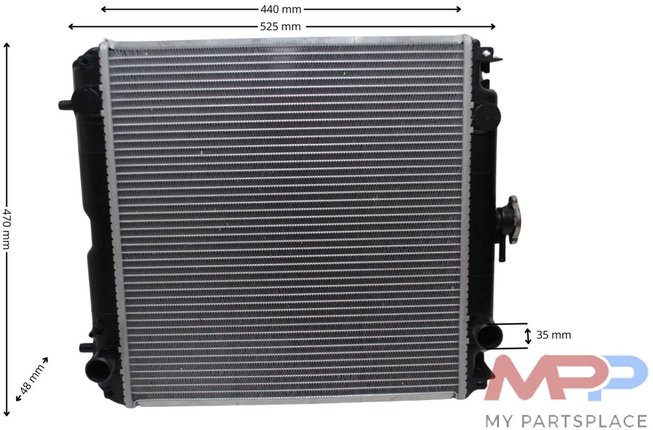 Kubota Radiator Yanmar 3TNV88 129242-44500 - Κινητήρας: φωτογραφία 3 Kubota Radiator Yanmar 3TNV88 129242-44500 - Κινητήρας: φωτογραφία 3