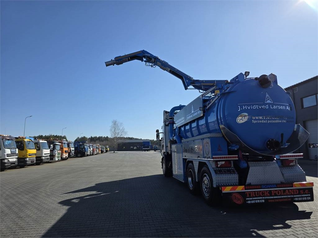 Όχημα εκκένωσης βόθρων Scania Larsen FlexVac 311 Vacuum suction loader: φωτογραφία 27
