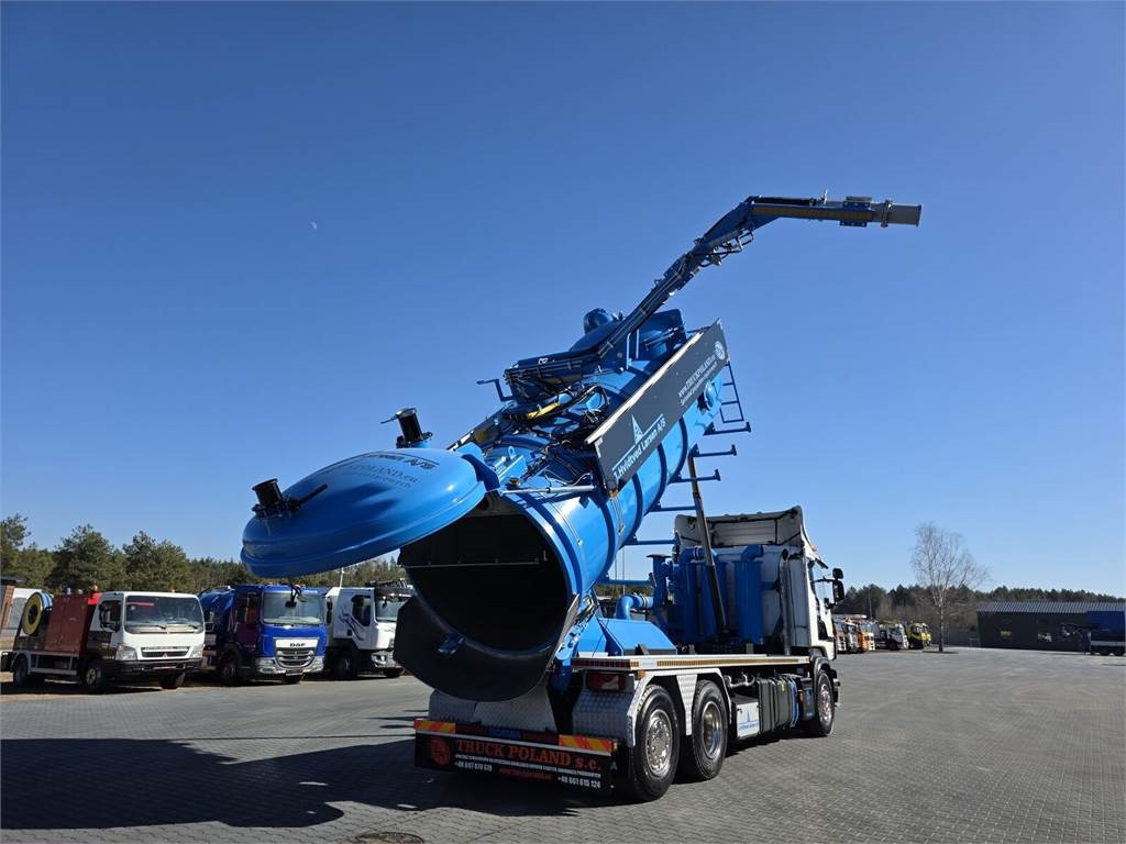 Όχημα εκκένωσης βόθρων Scania Larsen FlexVac 311 Vacuum suction loader: φωτογραφία 29
