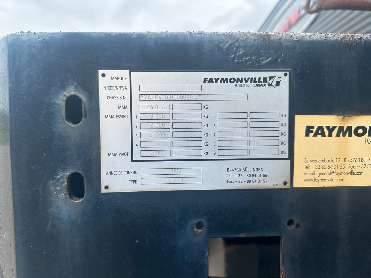 Faymonville Prefamax 3 achs innenlader - Επικαθήμενο με χαμηλό δάπεδο: φωτογραφία 3 Faymonville Prefamax 3 achs innenlader - Επικαθήμενο με χαμηλό δάπεδο: φωτογραφία 3