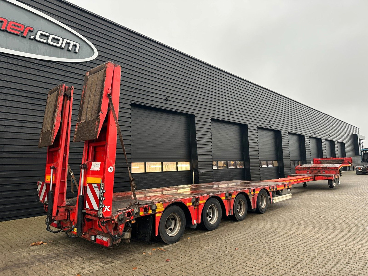 Επικαθήμενο με χαμηλό δάπεδο Kässbohrer 4 achs tieflader / ausziehbar: φωτογραφία 10