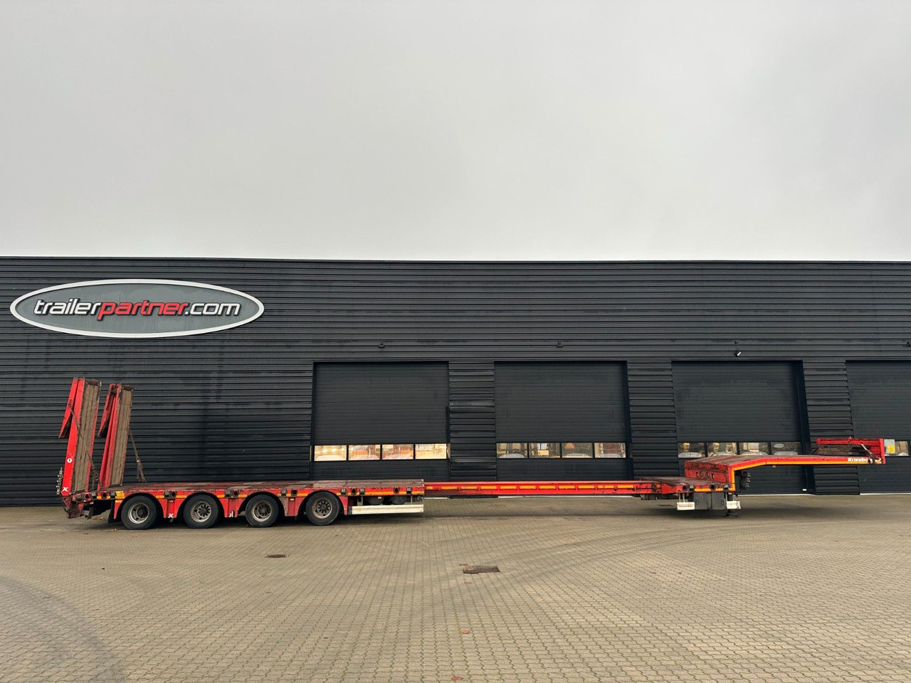 Επικαθήμενο με χαμηλό δάπεδο Kässbohrer 4 achs tieflader / ausziehbar: φωτογραφία 9