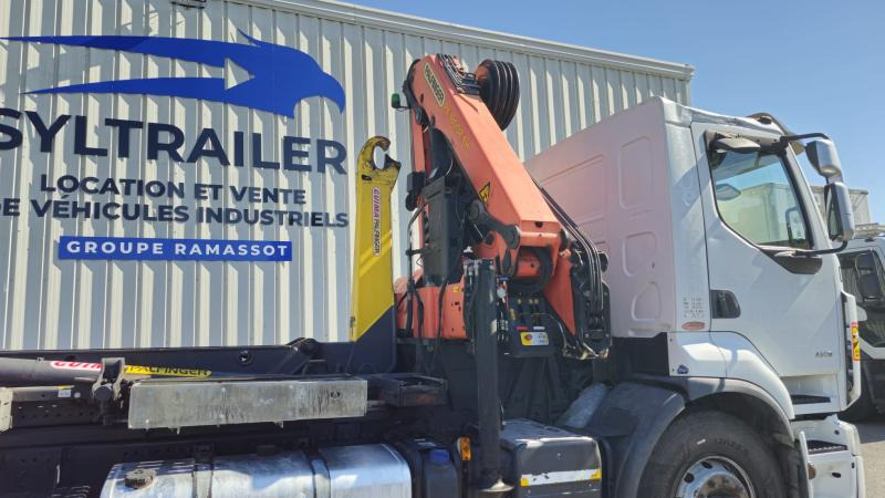 Renault Premium avec grue PALFINGER PK 18000 - Φορτηγό φόρτωσης γάντζου, Φορτηγό με γερανό: φωτογραφία 1 Renault Premium avec grue PALFINGER PK 18000 - Φορτηγό φόρτωσης γάντζου, Φορτηγό με γερανό: φωτογραφία 1