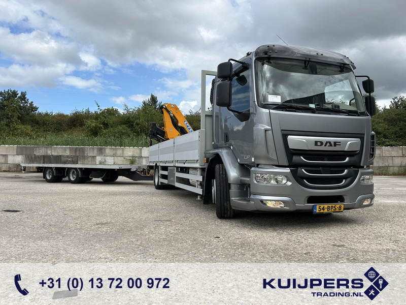 DAF LF 320 FA 19T + Burg BPM 0018 Trailer / Effer 175.2/c3s Crane / NL Combi - Φορτηγό με γερανό: φωτογραφία 1 DAF LF 320 FA 19T + Burg BPM 0018 Trailer / Effer 175.2/c3s Crane / NL Combi - Φορτηγό με γερανό: φωτογραφία 1