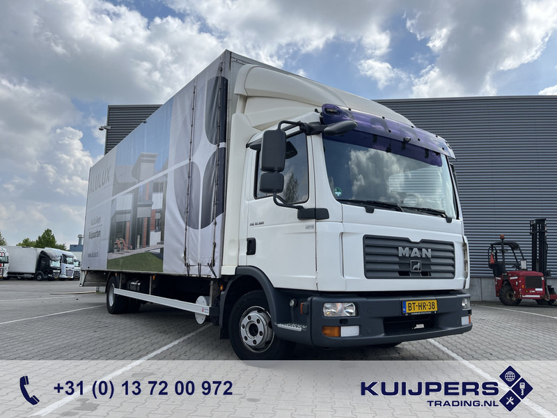 MAN TGL 12.180 / 12 Ton / 781 dkm / Oil Leak / Canvas Box / NL Truck - Φορτηγό κόφα: φωτογραφία 1 MAN TGL 12.180 / 12 Ton / 781 dkm / Oil Leak / Canvas Box / NL Truck - Φορτηγό κόφα: φωτογραφία 1