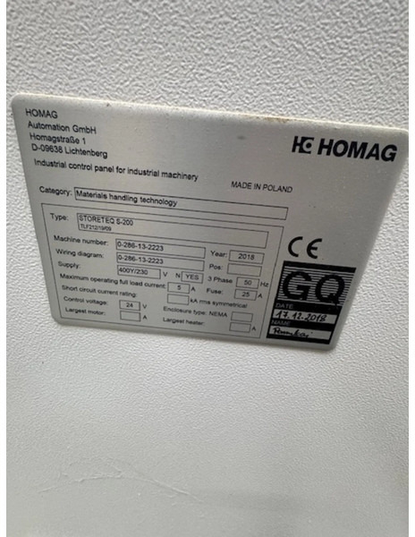 Homag Storeteq O-200 - Ξυλουργικό μηχάνημα: φωτογραφία 4 Homag Storeteq O-200 - Ξυλουργικό μηχάνημα: φωτογραφία 4
