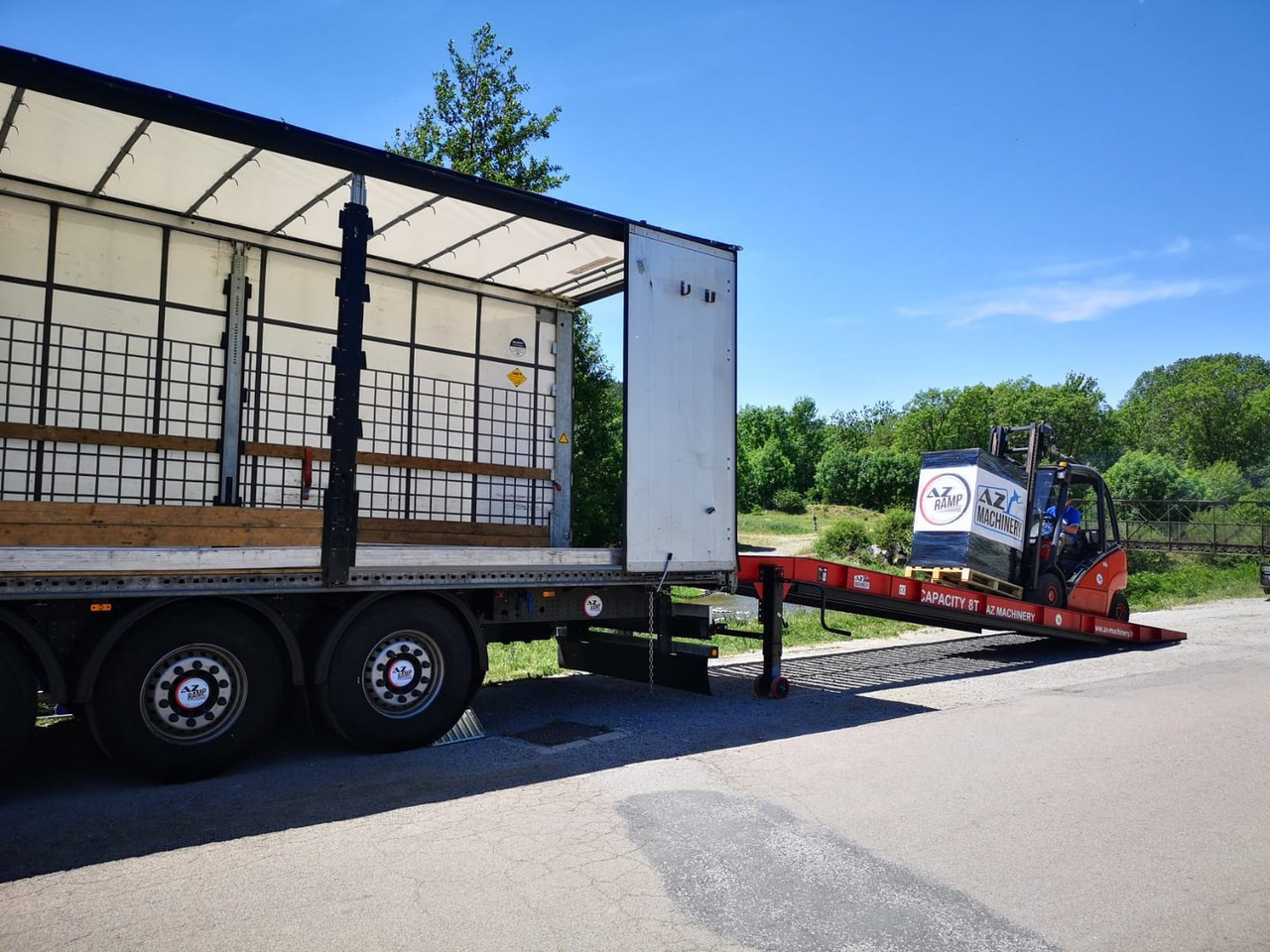 Νέα Ράμπα φόρτωσης AZ RAMP-PRIME PRIME WLO + 8 . Industrial Mobil Loading Ramp: φωτογραφία 12 Νέα Ράμπα φόρτωσης AZ RAMP-PRIME PRIME WLO + 8 . Industrial Mobil Loading Ramp: φωτογραφία 12