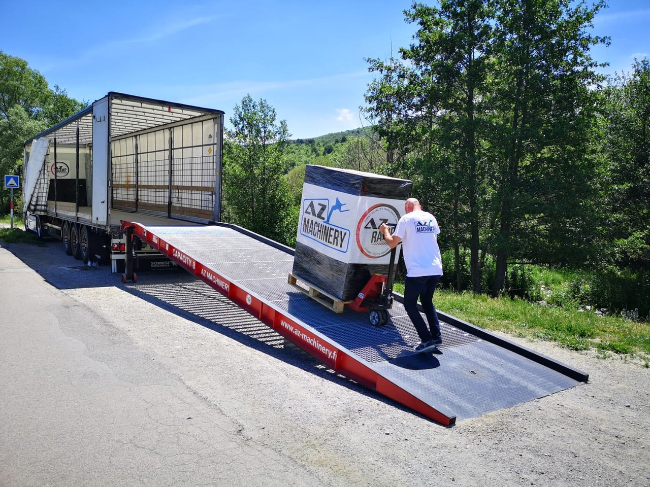 Νέα Ράμπα φόρτωσης AZ RAMP-PRIME PRIME WLO + 8 . Industrial Mobil Loading Ramp: φωτογραφία 11 Νέα Ράμπα φόρτωσης AZ RAMP-PRIME PRIME WLO + 8 . Industrial Mobil Loading Ramp: φωτογραφία 11