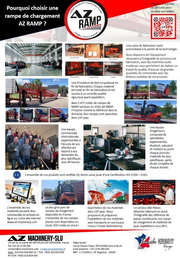 Νέα Ράμπα φόρτωσης AZ RAMP-PRIME PRIME WLO + 8 . Industrial Mobil Loading Ramp: φωτογραφία 17 Νέα Ράμπα φόρτωσης AZ RAMP-PRIME PRIME WLO + 8 . Industrial Mobil Loading Ramp: φωτογραφία 17