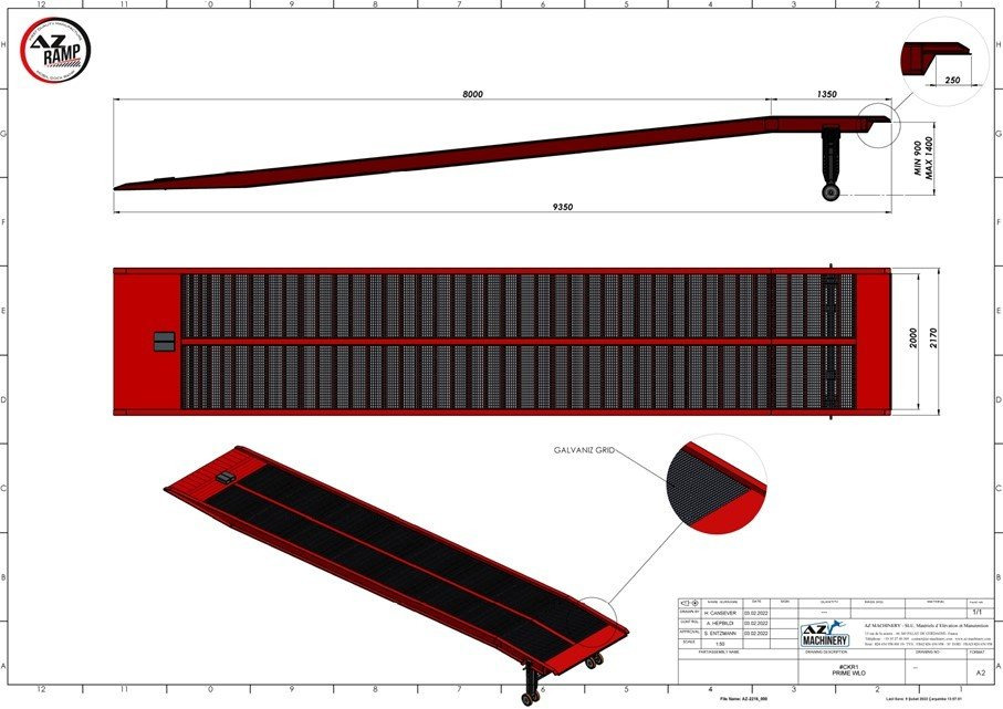 Νέα Ράμπα φόρτωσης AZ RAMP-PRIME PRIME WLO + 8 . Industrial Mobil Loading Ramp: φωτογραφία 6 Νέα Ράμπα φόρτωσης AZ RAMP-PRIME PRIME WLO + 8 . Industrial Mobil Loading Ramp: φωτογραφία 6