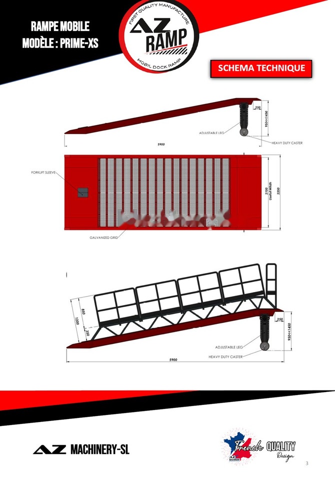 AZ RAMP PRIME XS-6 mobile loading ramp - Ράμπα φόρτωσης: φωτογραφία 3 AZ RAMP PRIME XS-6 mobile loading ramp - Ράμπα φόρτωσης: φωτογραφία 3