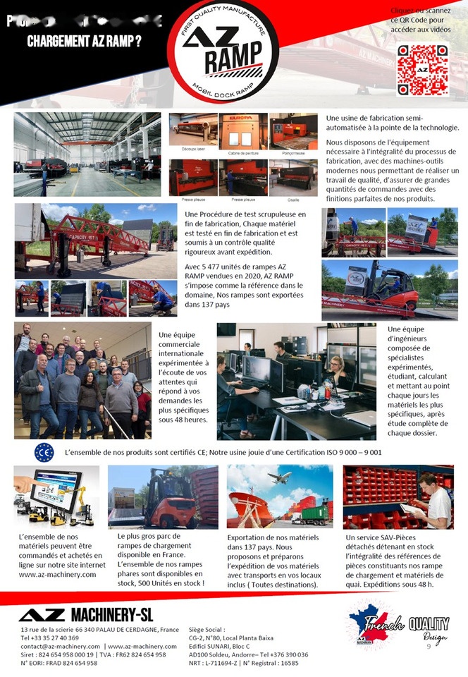 AZ RAMP PRIME XS-6 mobile loading ramp - Ράμπα φόρτωσης: φωτογραφία 5 AZ RAMP PRIME XS-6 mobile loading ramp - Ράμπα φόρτωσης: φωτογραφία 5