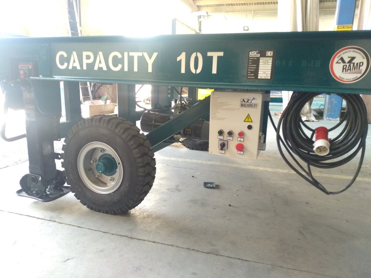 Νέα Ράμπα φόρτωσης AZ RAMP STAR-15-ZR-LLO-E mobile loading ramp: φωτογραφία 7