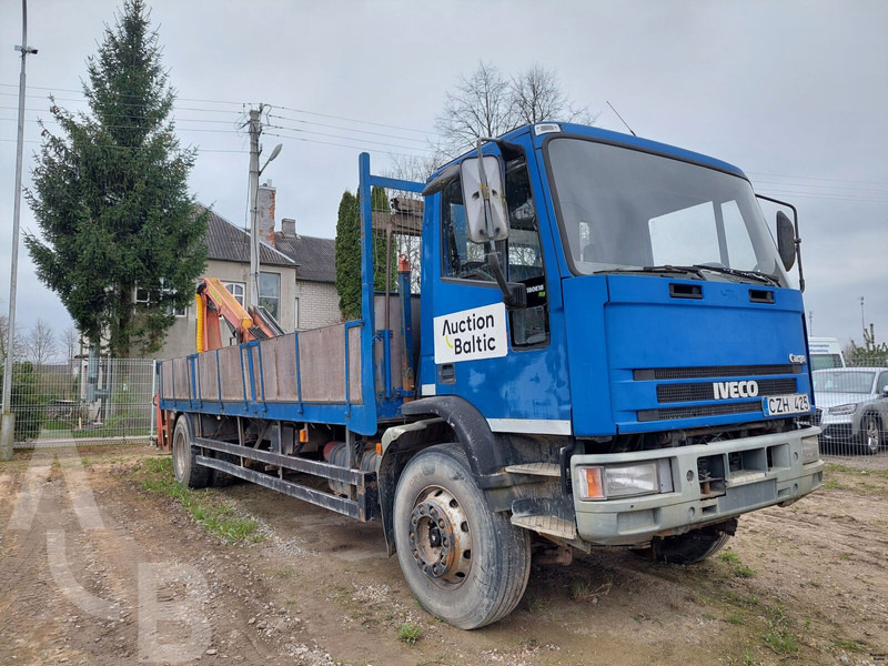 Iveco 180E18 - Φορτηγό με ανοιχτή καρότσα, Φορτηγό με γερανό: φωτογραφία 1 Iveco 180E18 - Φορτηγό με ανοιχτή καρότσα, Φορτηγό με γερανό: φωτογραφία 1
