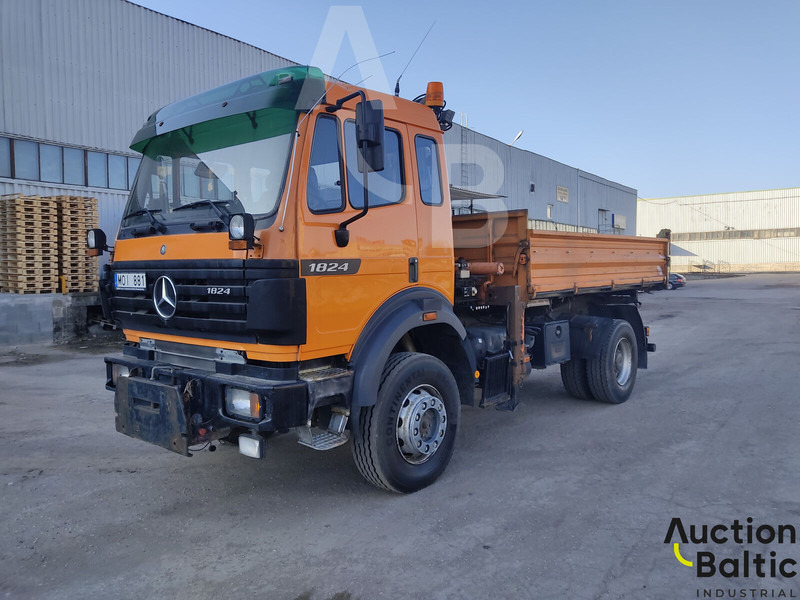 Mercedes-Benz 1824 AK - Φορτηγό ανατρεπόμενο, Φορτηγό με γερανό: φωτογραφία 1 Mercedes-Benz 1824 AK - Φορτηγό ανατρεπόμενο, Φορτηγό με γερανό: φωτογραφία 1