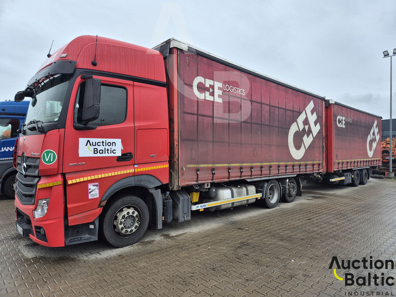 Mercedes-Benz Actros 2542 L - Φορτηγό μουσαμάς: φωτογραφία 1 Mercedes-Benz Actros 2542 L - Φορτηγό μουσαμάς: φωτογραφία 1
