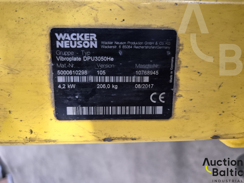 Δονητική πλάκα WACKER NEUSON DPU3050H: φωτογραφία 7