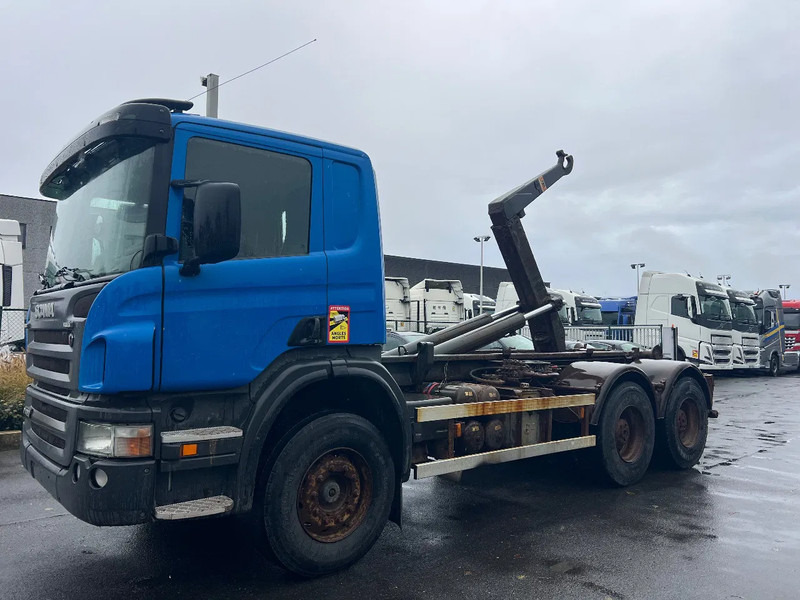 Φορτηγό φόρτωσης γάντζου Scania P420 Belgian truck**205.000km**Retarder full steel**: φωτογραφία 8 Φορτηγό φόρτωσης γάντζου Scania P420 Belgian truck**205.000km**Retarder full steel**: φωτογραφία 8