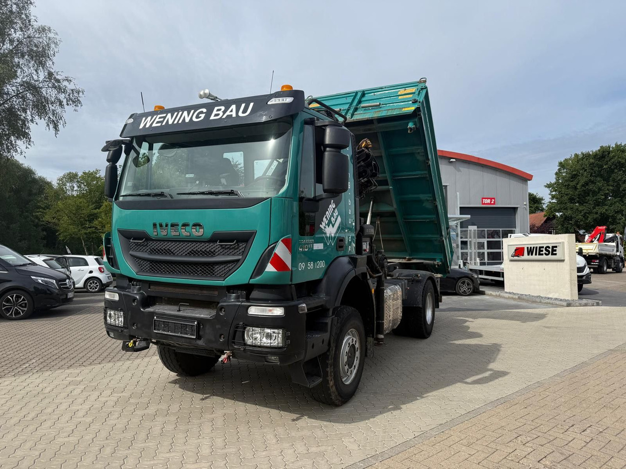 Iveco AD190 T/W Trakker 410 4x4 Allrad Kran KipperHIAB - Φορτηγό ανατρεπόμενο, Φορτηγό με γερανό: φωτογραφία 5 Iveco AD190 T/W Trakker 410 4x4 Allrad Kran KipperHIAB - Φορτηγό ανατρεπόμενο, Φορτηγό με γερανό: φωτογραφία 5