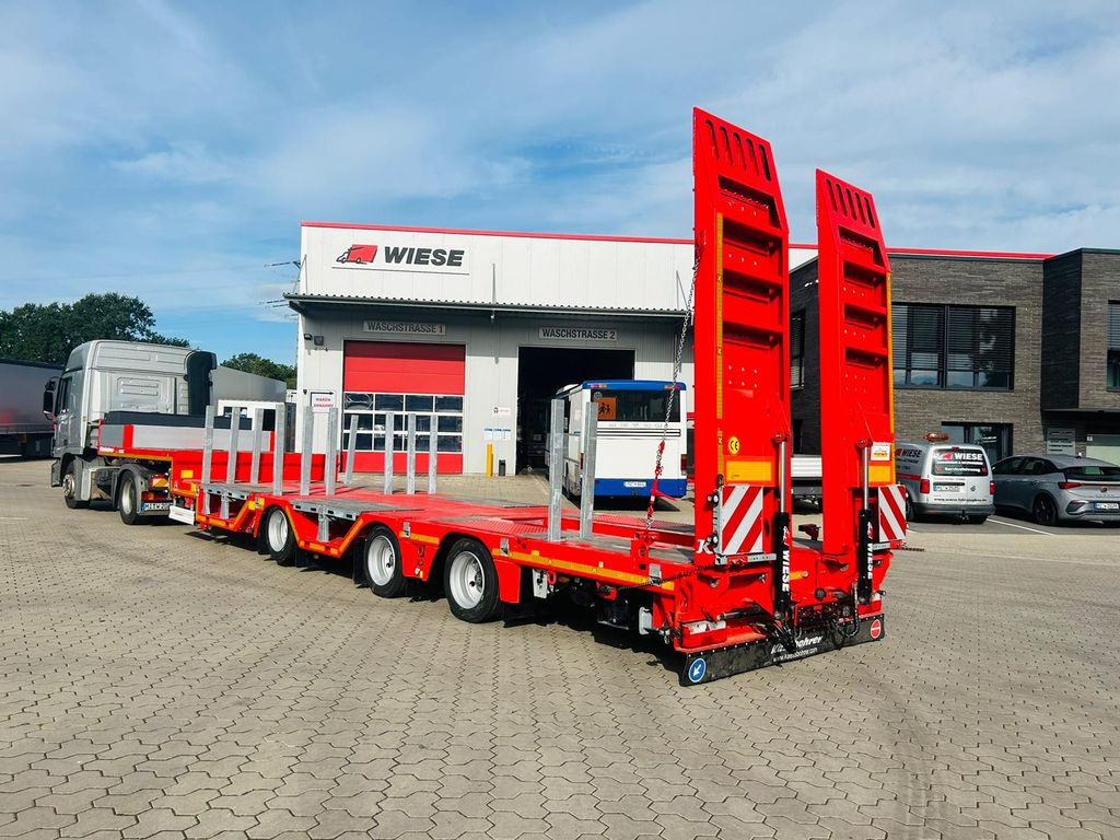 Kässbohrer KSLA RJ Mega Jumbo Tieflader mit Radmulden tele - Επικαθήμενο με χαμηλό δάπεδο: φωτογραφία 1 Kässbohrer KSLA RJ Mega Jumbo Tieflader mit Radmulden tele - Επικαθήμενο με χαμηλό δάπεδο: φωτογραφία 1