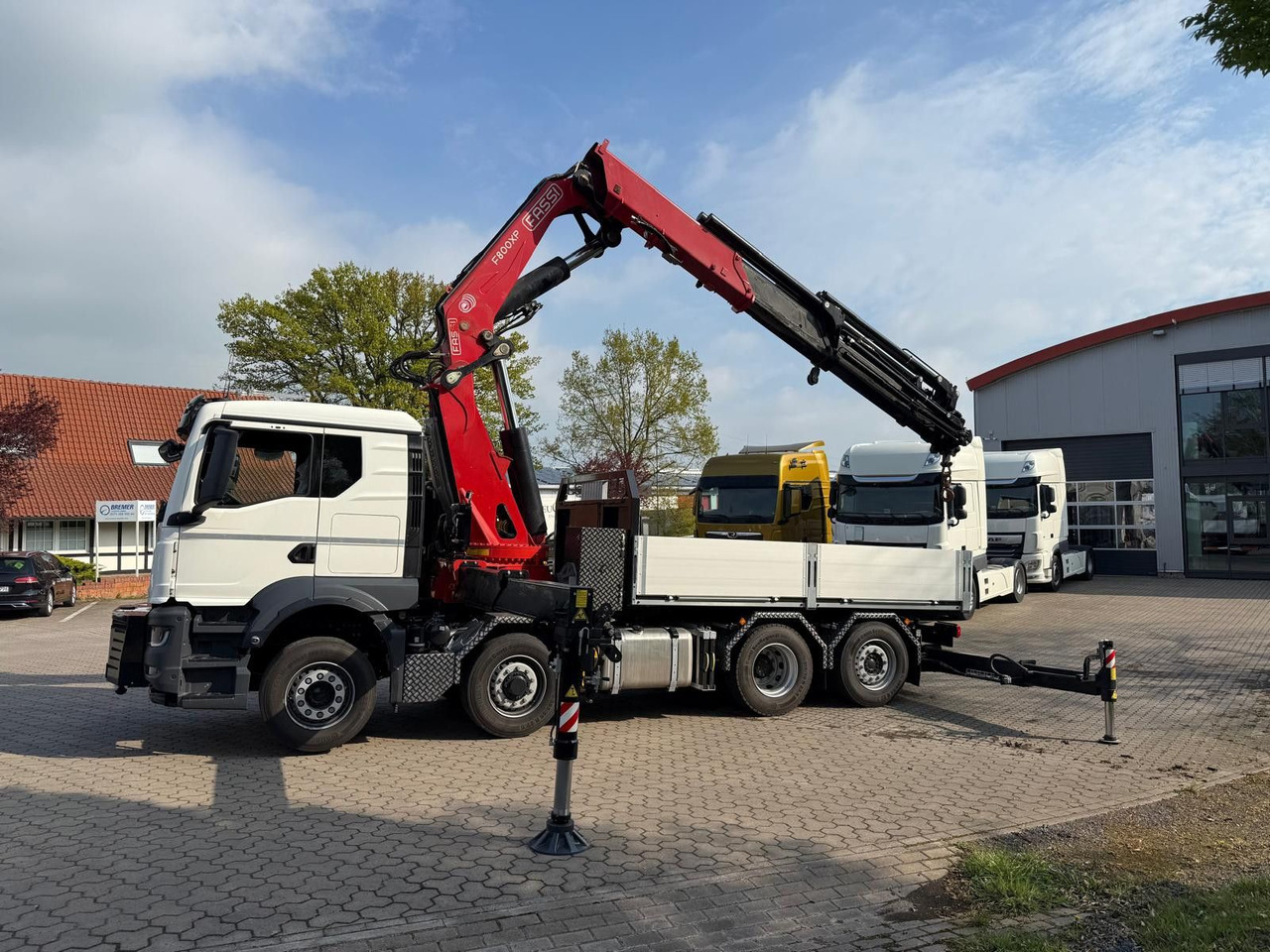 MAN 35.520 8x4 Fassi F800 RA2.28 OHNE ABSTÜTZÜBERWA. - Τράκτορας: φωτογραφία 1 MAN 35.520 8x4 Fassi F800 RA2.28 OHNE ABSTÜTZÜBERWA. - Τράκτορας: φωτογραφία 1