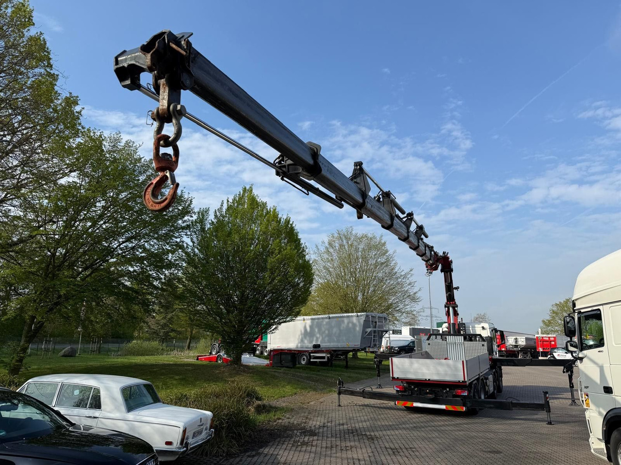 MAN 35.520 8x4 mit Kran Fassi F800 RA2.28 - Φορτηγό με ανοιχτή καρότσα, Φορτηγό με γερανό: φωτογραφία 5 MAN 35.520 8x4 mit Kran Fassi F800 RA2.28 - Φορτηγό με ανοιχτή καρότσα, Φορτηγό με γερανό: φωτογραφία 5