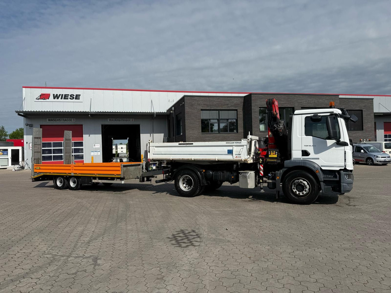 MAN TGM 18.320 4x2 BB Kran Fassi F135 Kipper Meiller - Φορτηγό με γερανό: φωτογραφία 5 MAN TGM 18.320 4x2 BB Kran Fassi F135 Kipper Meiller - Φορτηγό με γερανό: φωτογραφία 5
