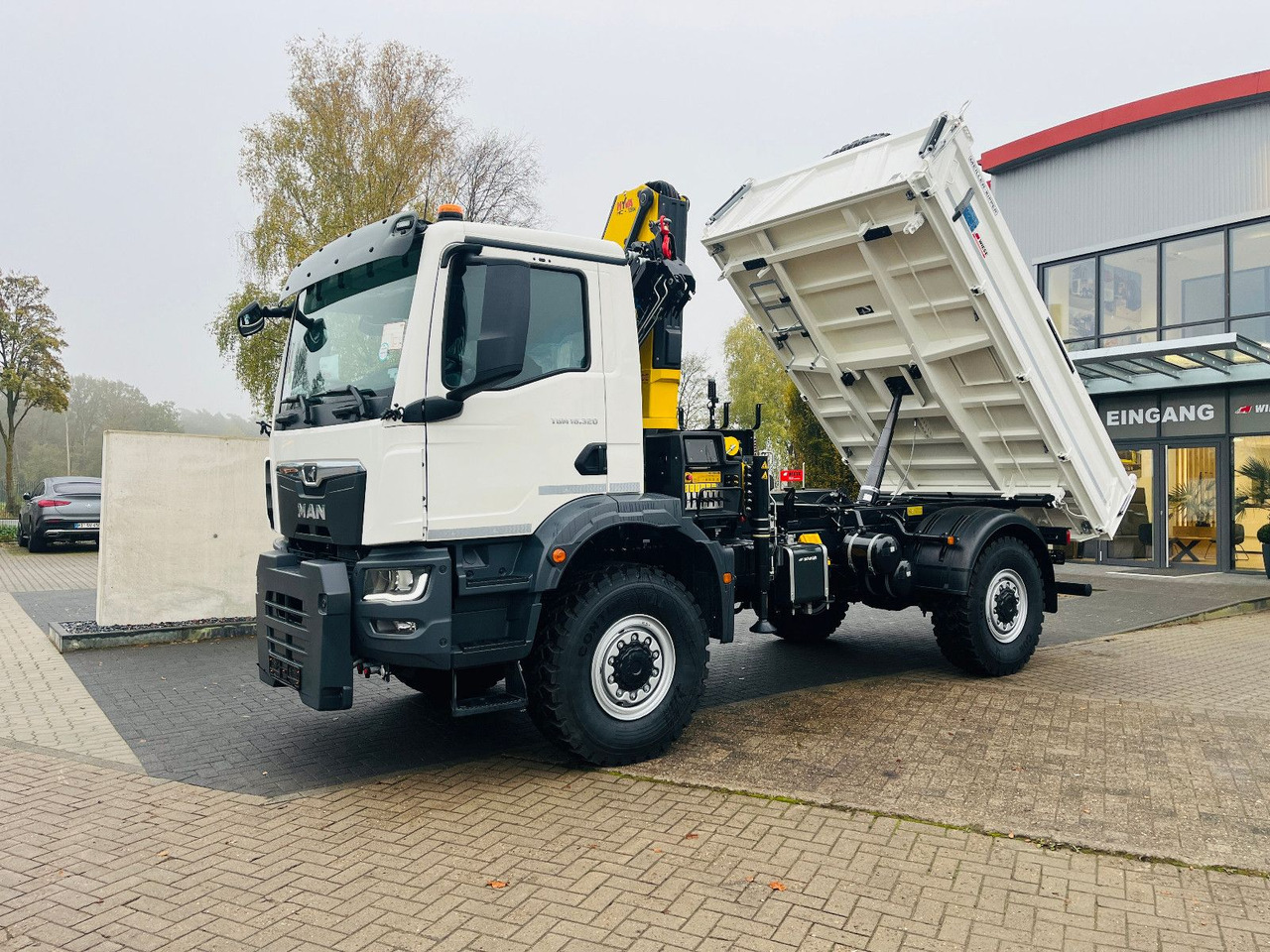 MAN TGM 18.320 4x4 BB Kipper Kran 131 Single Winter - Φορτηγό ανατρεπόμενο, Φορτηγό με γερανό: φωτογραφία 5 MAN TGM 18.320 4x4 BB Kipper Kran 131 Single Winter - Φορτηγό ανατρεπόμενο, Φορτηγό με γερανό: φωτογραφία 5