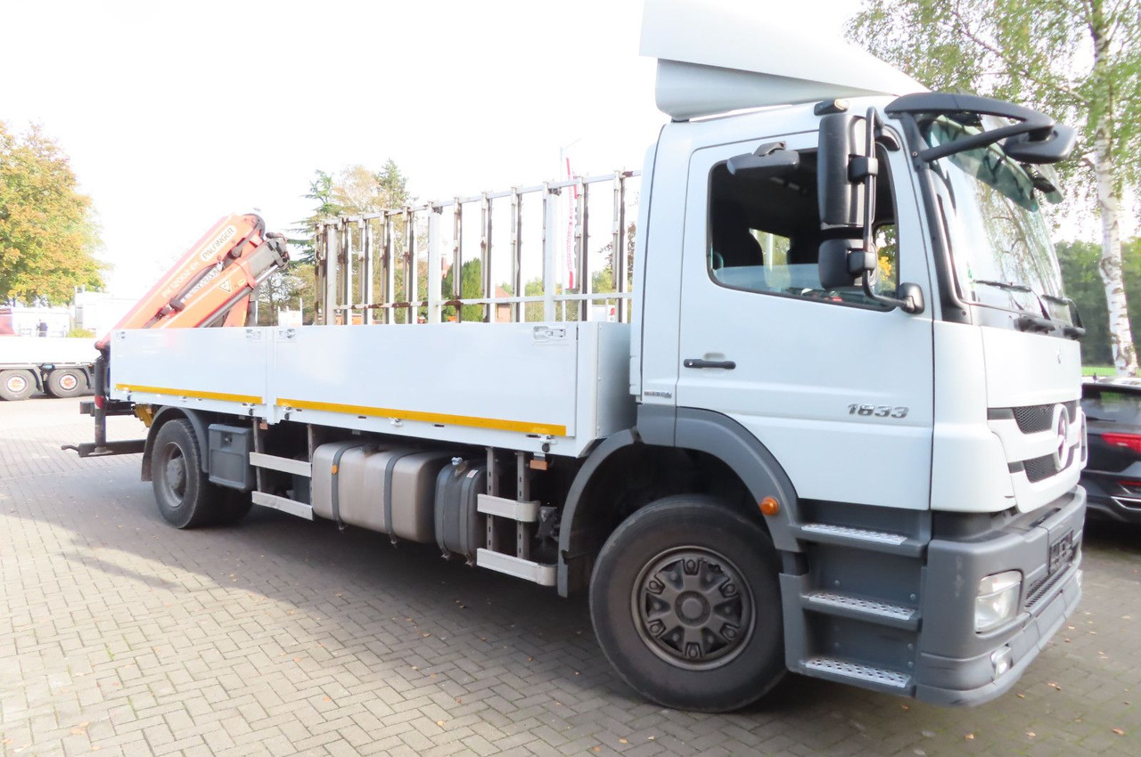 Φορτηγό με γερανό Mercedes-Benz Axor  1833 L - Glastransporter Kran Palfinger: φωτογραφία 6