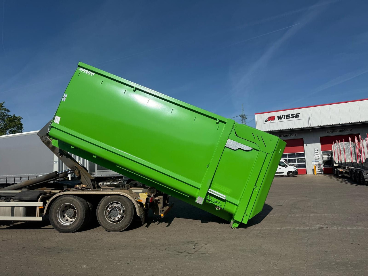 RSM Abrollcontainer 38m³ mit hydr. Heckklappe - Ρυμούλκα μεταφοράς εμπορευματοκιβωτίων/ Κινητό αμάξωμα: φωτογραφία 1 RSM Abrollcontainer 38m³ mit hydr. Heckklappe - Ρυμούλκα μεταφοράς εμπορευματοκιβωτίων/ Κινητό αμάξωμα: φωτογραφία 1