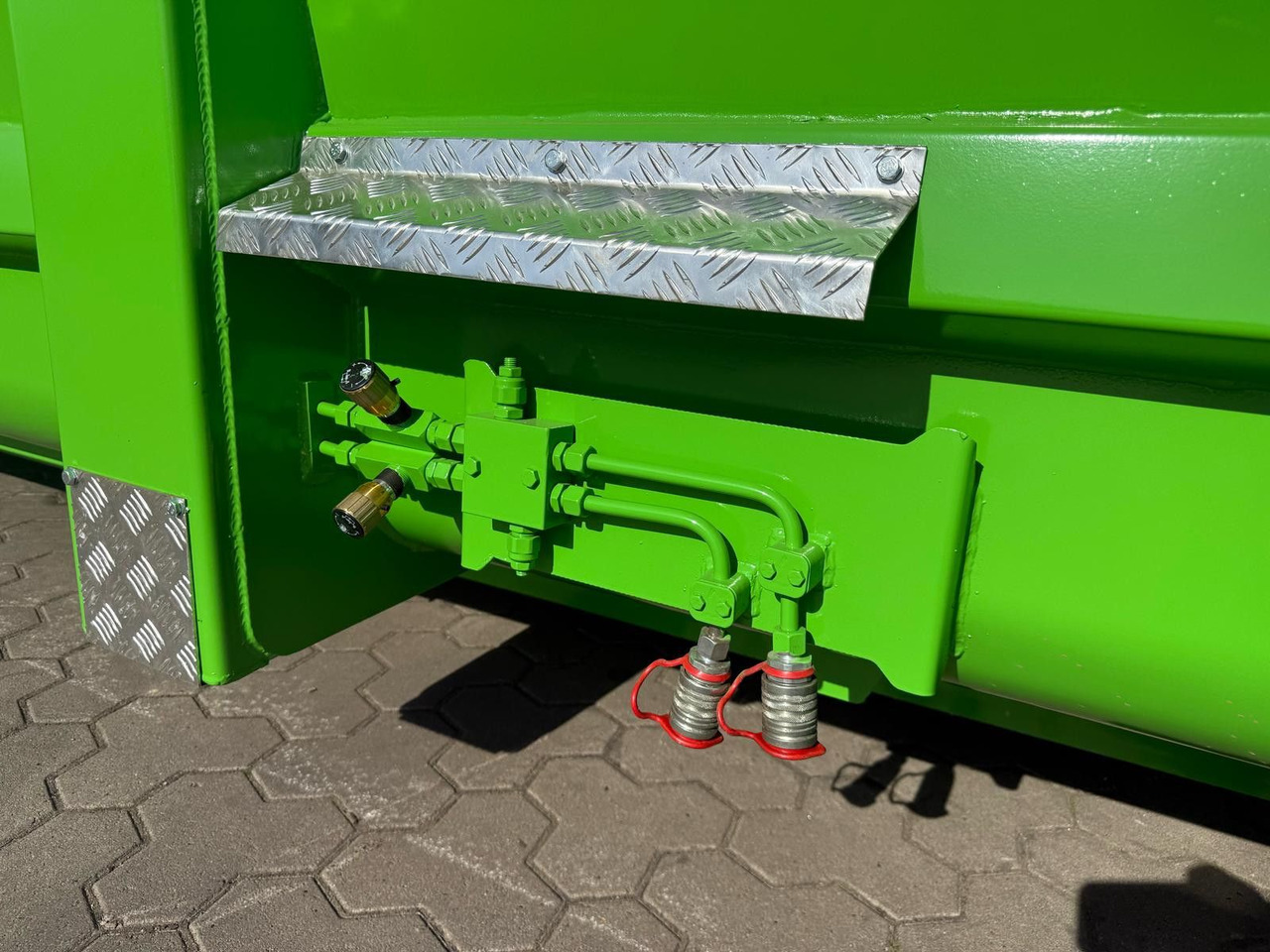 Ρυμούλκα μεταφοράς εμπορευματοκιβωτίων/ Κινητό αμάξωμα RSM Abrollcontainer 38m³ mit hydr. Heckklappe: φωτογραφία 13