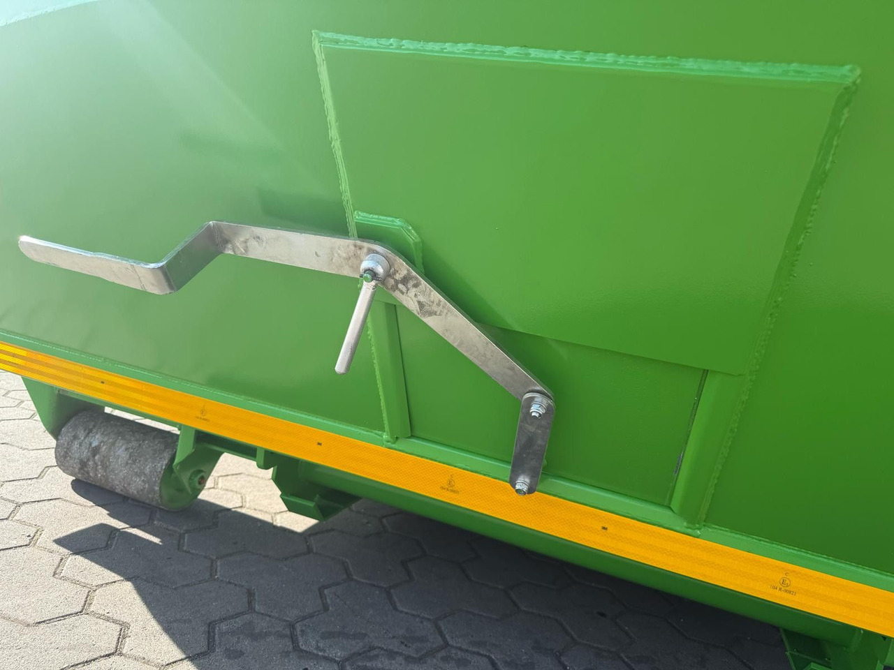 Ρυμούλκα μεταφοράς εμπορευματοκιβωτίων/ Κινητό αμάξωμα RSM Abrollcontainer 38m³ mit hydr. Heckklappe: φωτογραφία 14